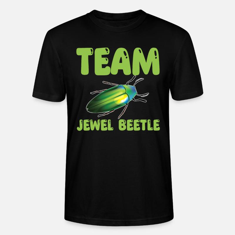 Team Prachtkäfer - Stanley/Stella Unisex Bio-T-Shirt CRAFTER - Schwarz