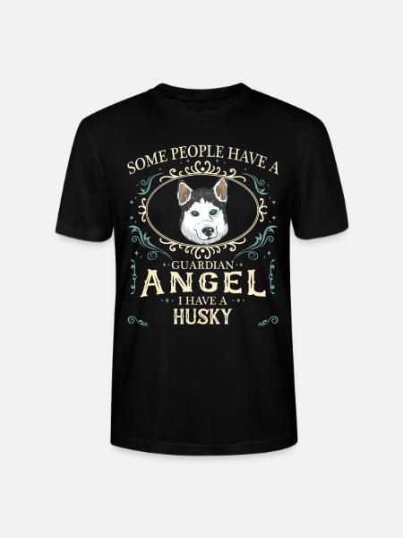 Siberian Husky Dog - Stanley/Stella CRAFTER Unisex Organic T-Shirt - black
