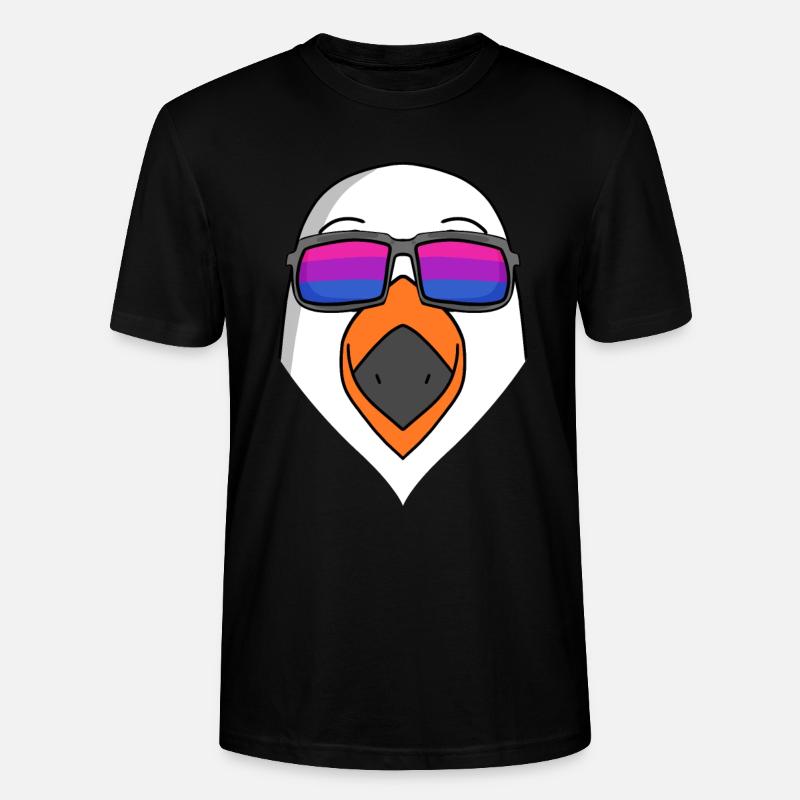 Bisexuell Möwe Geschenk - Stanley/Stella Unisex Bio-T-Shirt CRAFTER - Schwarz