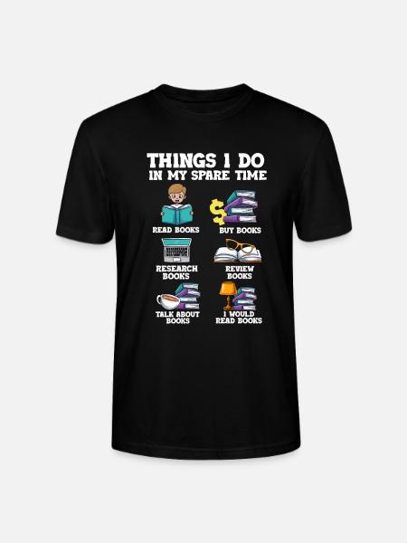 Lesen - Stanley/Stella Unisex Bio-T-Shirt CRAFTER - Schwarz
