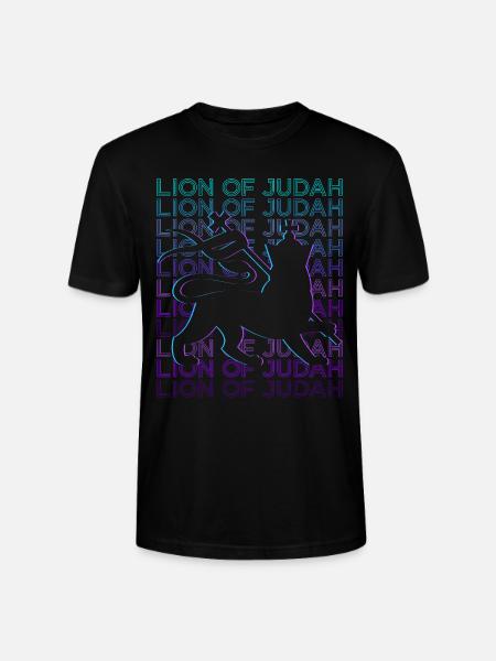 Lejon av Juda Jude Jude Hebreiska IsraelitEn Israel - Ekologisk T-shirt CRAFTER unisex från Stanley/Stella - svart