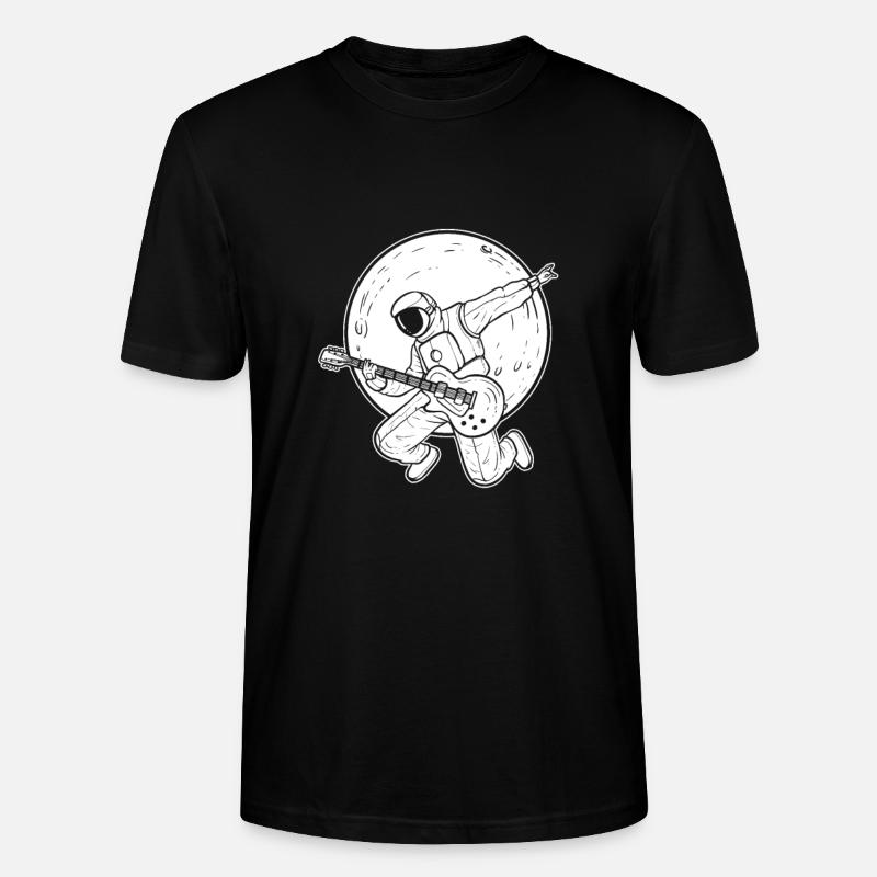 Guitariste astronaute guitariste - T-shirt bio CRAFTER Stanley Stella Unisexe - noir