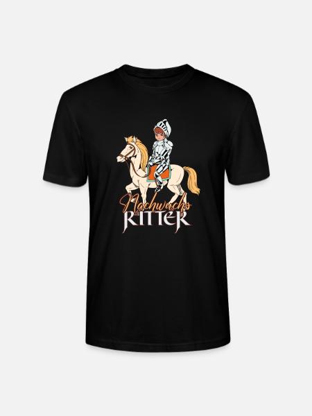 Knight Boy - Offspring Knight - Stanley/Stella CRAFTER Unisex Organic T-Shirt - black
