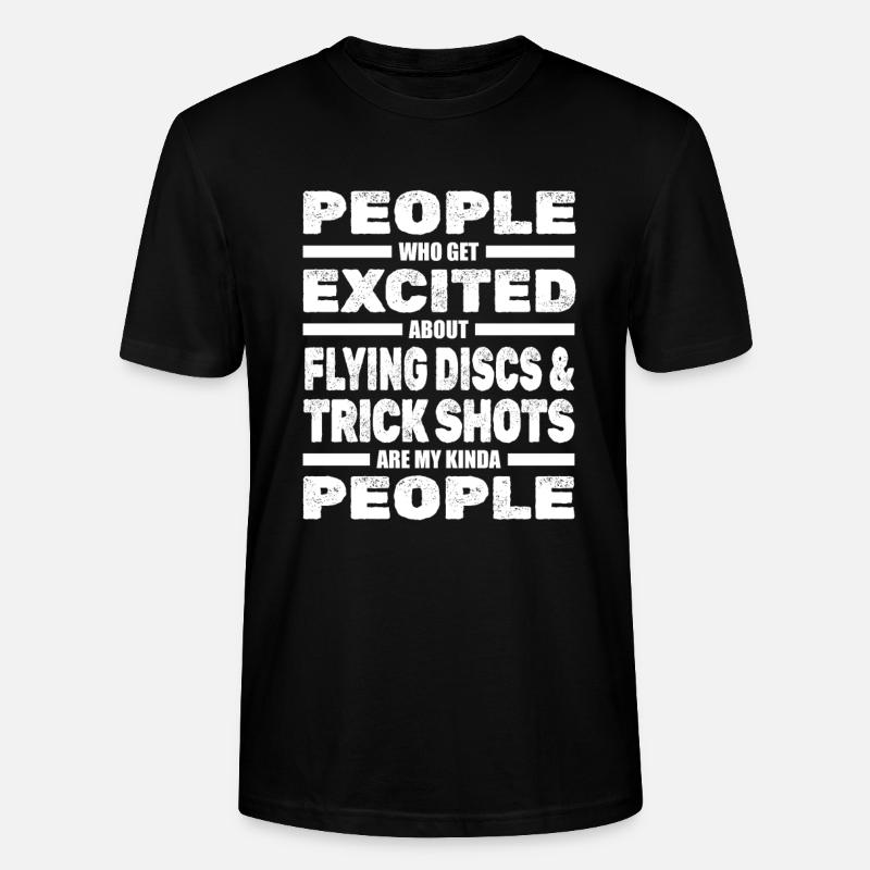 Frisbee - Stanley/Stella Unisex Bio-T-Shirt CRAFTER - Schwarz