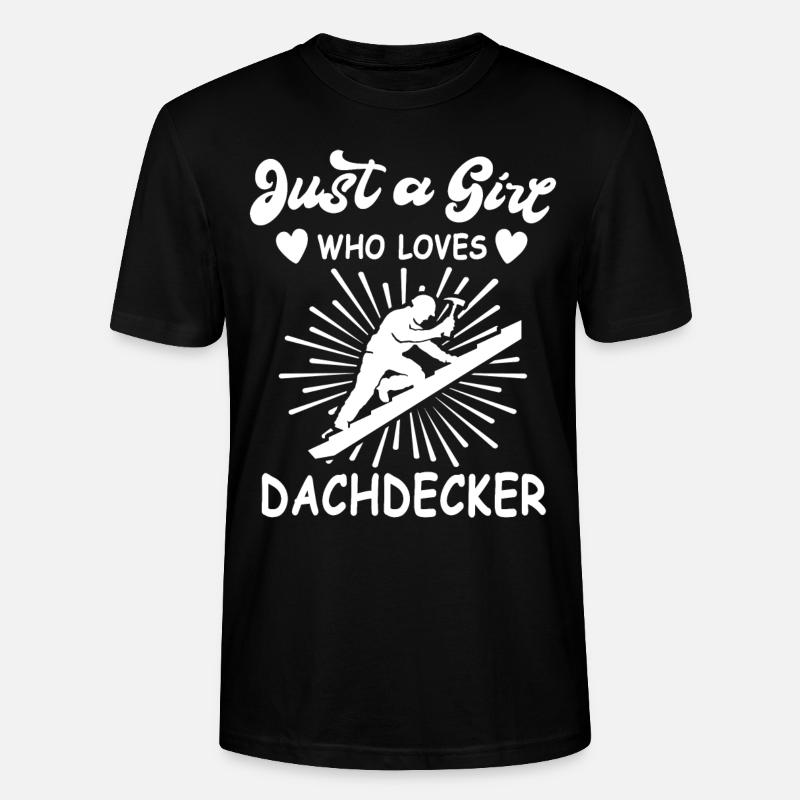 Dachdecker - Stanley/Stella Unisex Bio-T-Shirt CRAFTER - Schwarz
