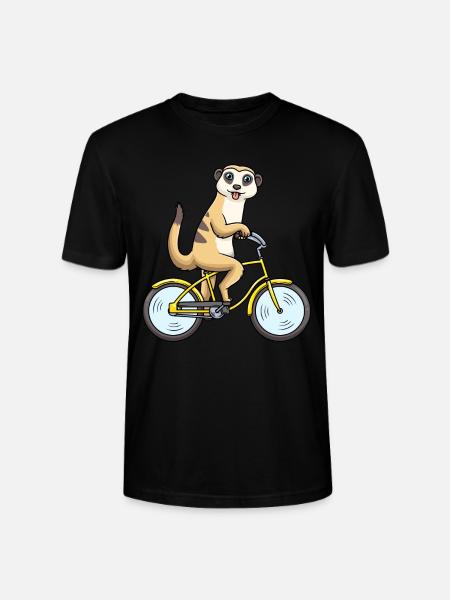 Suricates Cyclisme Surikat Vélo Vélo - T-shirt bio CRAFTER Stanley Stella Unisexe - noir