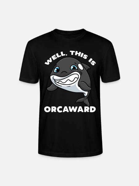Schwertwal Orca Delfin Killerwal - Stanley/Stella Unisex Bio-T-Shirt CRAFTER - Schwarz