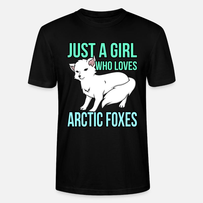 Polarfuchs - Stanley/Stella Unisex Bio-T-Shirt CRAFTER - Schwarz