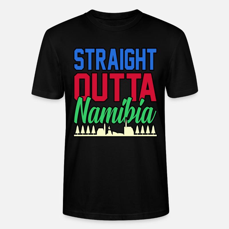 Namibia - Stanley/Stella Unisex Bio-T-Shirt CRAFTER - Schwarz