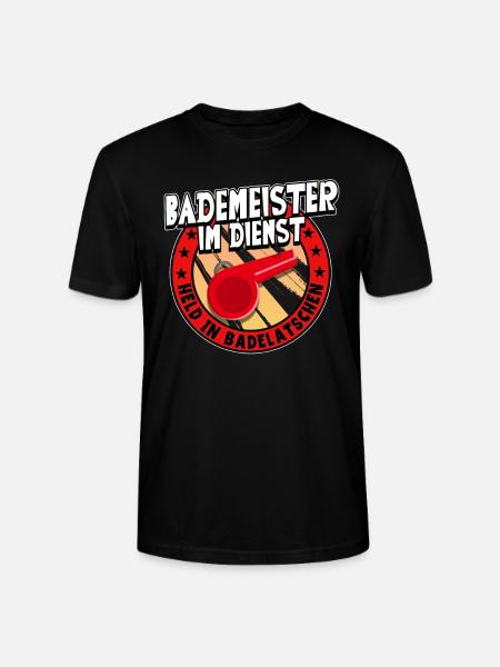Rettungsschwimmer Bademeister - Stanley/Stella Unisex Bio-T-Shirt CRAFTER - Schwarz