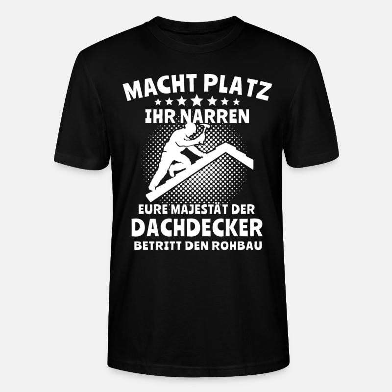 Dachdecker - Stanley/Stella Unisex Bio-T-Shirt CRAFTER - Schwarz