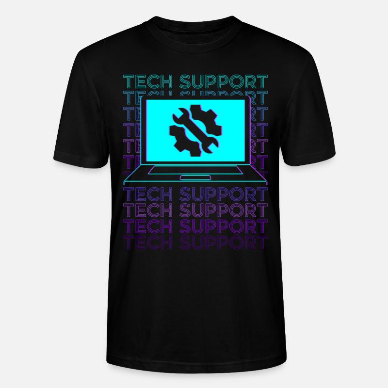 Technische Unterstützung Technische Unterstützung - Stanley/Stella Unisex Bio-T-Shirt CRAFTER - Schwarz