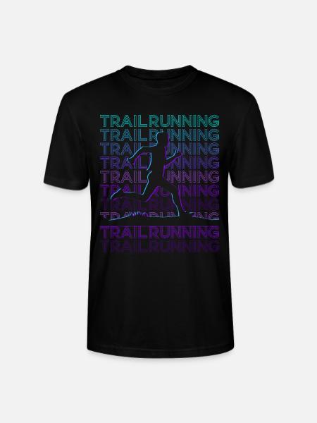 Trail Running Trail Runner Retro - Stanley/Stella CRAFTER Unisex Organic T-Shirt - black