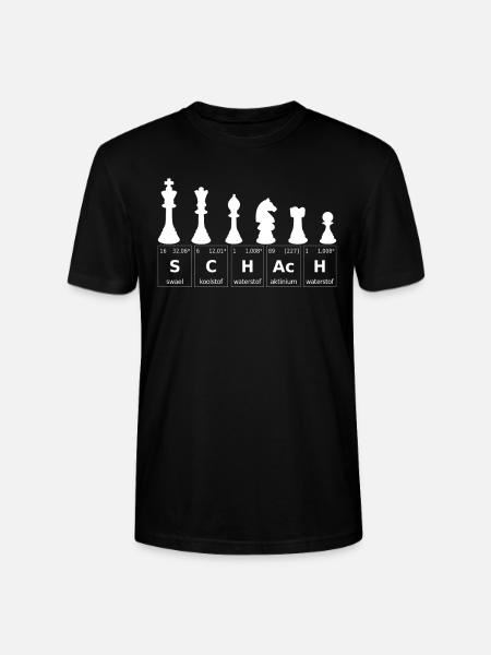 Schach Schachspieler - Stanley/Stella Unisex Bio-T-Shirt CRAFTER - Schwarz