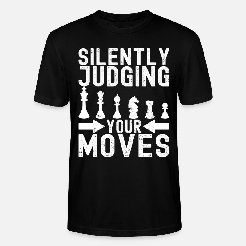 Joueurs d’échecs - T-shirt bio CRAFTER Stanley Stella Unisexe - noir