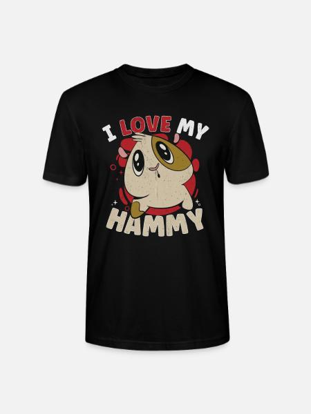 Hamster Fan Hamster Lover Hamsters - Stanley/Stella CRAFTER Unisex Organic T-Shirt - black