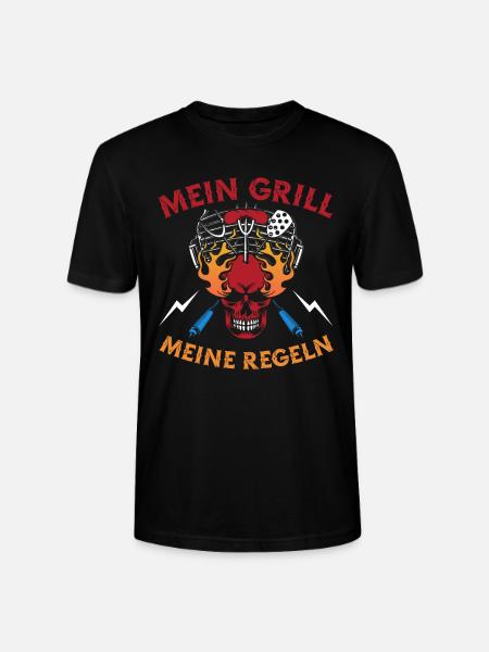 Grillen Grillmeister BBQ - Stanley/Stella Unisex Bio-T-Shirt CRAFTER - Schwarz