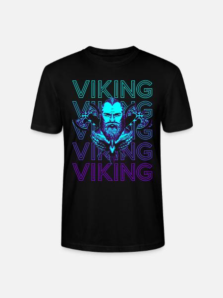 Viking Rétro - T-shirt bio CRAFTER Stanley Stella Unisexe - noir