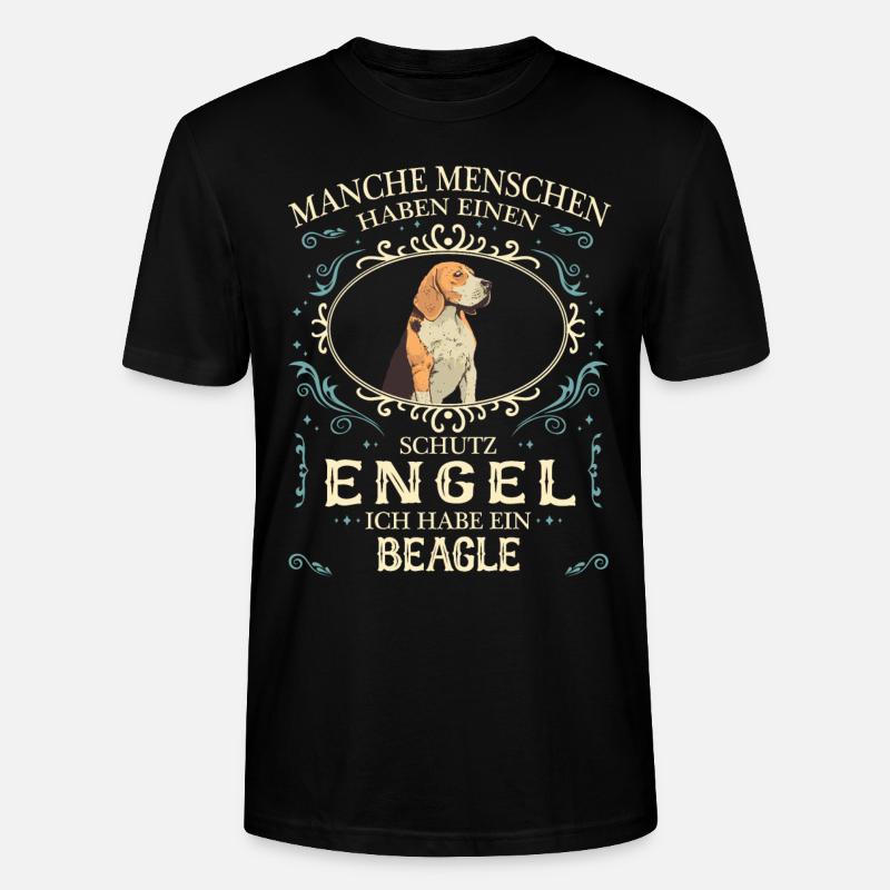 Beagle Hund Hundehalter - Stanley/Stella Unisex Bio-T-Shirt CRAFTER - Schwarz