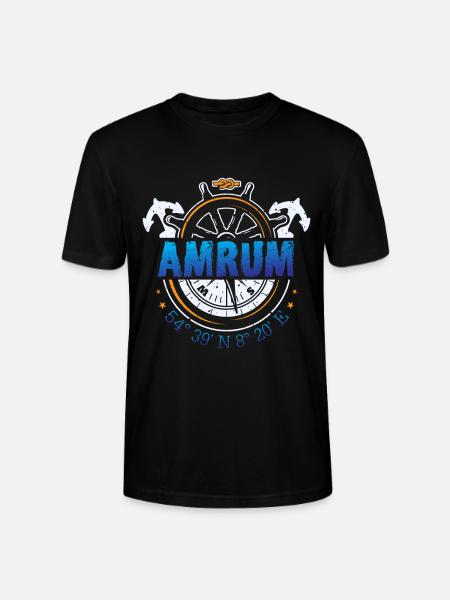 Amrum Nordsee Insel - Stanley/Stella Unisex Bio-T-Shirt CRAFTER - Schwarz