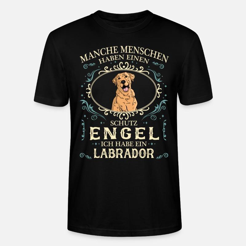 Labrador Hund Hundehalter - Stanley/Stella Unisex Bio-T-Shirt CRAFTER - Schwarz