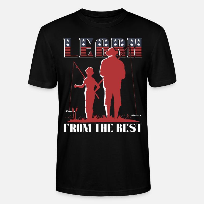 professeurs de pêche - T-shirt bio CRAFTER Stanley Stella Unisexe - noir