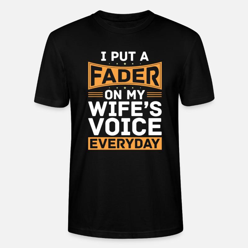Tontechniker Sound Audio Engineer - Stanley/Stella Unisex Bio-T-Shirt CRAFTER - Schwarz