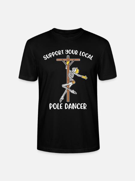 Local Pole Dancer Elektiker Geschenk - Stanley/Stella Unisex Bio-T-Shirt CRAFTER - Schwarz