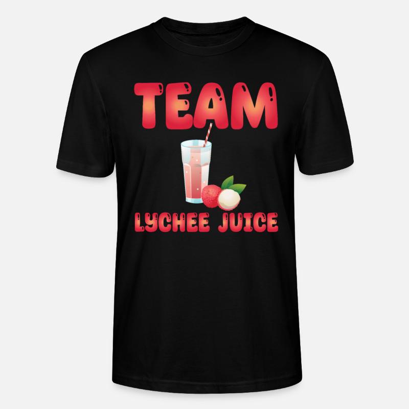 Team Lychee Saft - Stanley/Stella Unisex Bio-T-Shirt CRAFTER - Schwarz