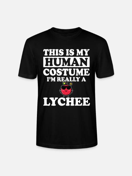 Lychee People Costume - Stanley/Stella CRAFTER Unisex Organic T-Shirt - black