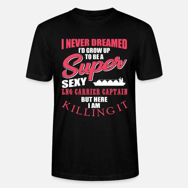 Capitaine de méthanier - T-shirt bio CRAFTER Stanley Stella Unisexe - noir