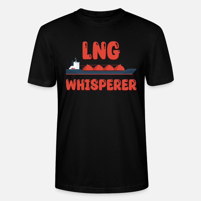 LNG Flüsterer - Stanley/Stella Unisex Bio-T-Shirt CRAFTER - Schwarz