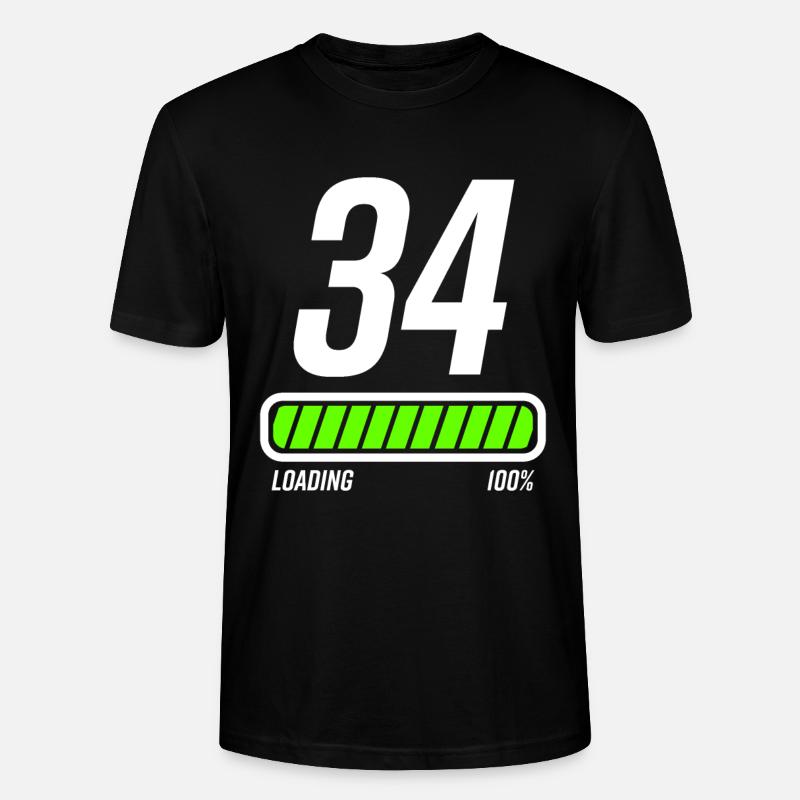 34e anniversaire - T-shirt bio CRAFTER Stanley Stella Unisexe - noir