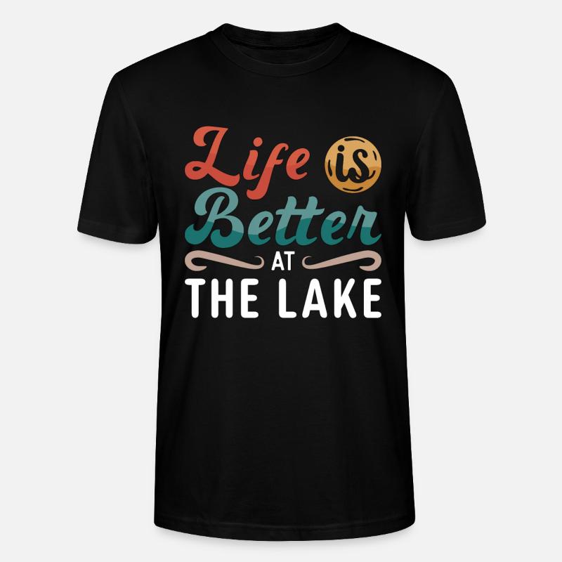 Wakeboarding Wakeboarder Wakeboard Wake Geschenk - Stanley/Stella Unisex Bio-T-Shirt CRAFTER - Schwarz