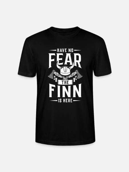 Finland Tshirt Finland Scandinavia - Stanley/Stella CRAFTER Unisex Organic T-Shirt - black