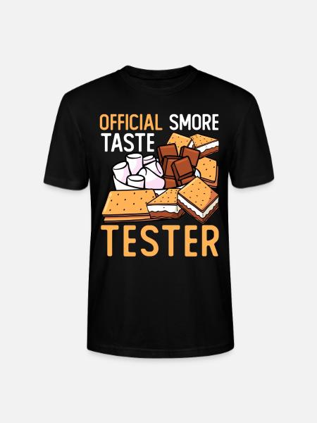 Official Smore Button Tester - Stanley/Stella CRAFTER Unisex Organic T-Shirt - black