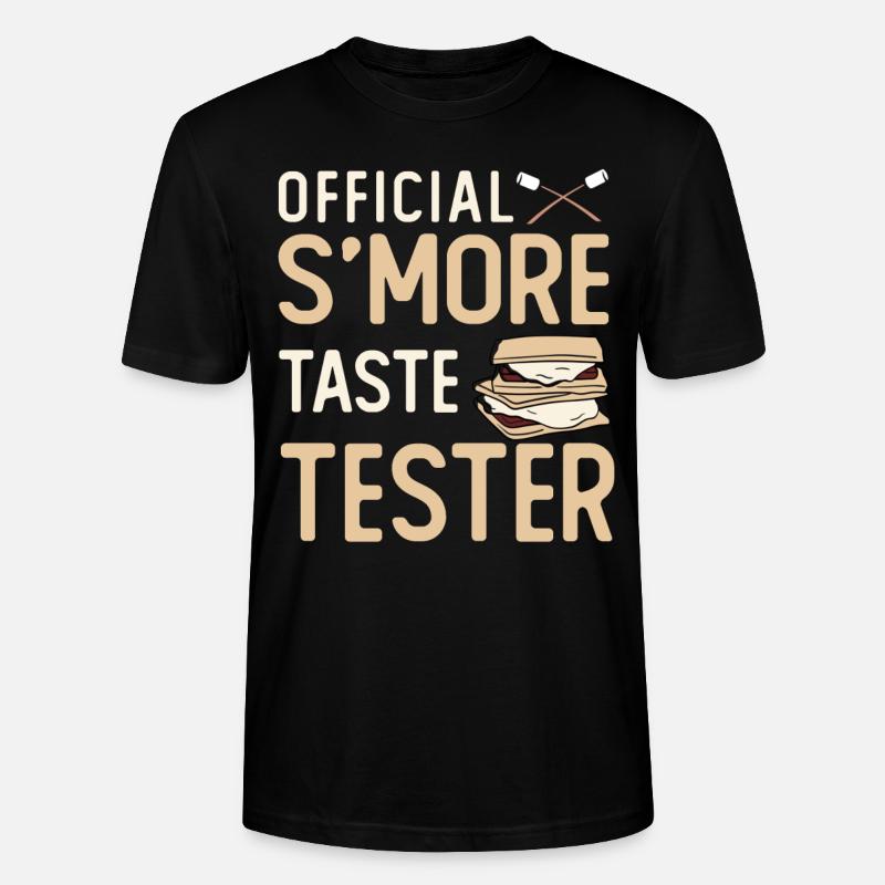 Official Smore Taste Tester - Stanley/Stella Unisex Bio-T-Shirt CRAFTER - Schwarz