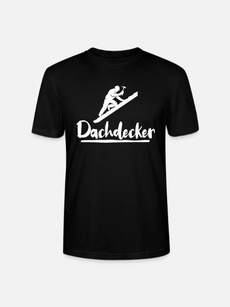 Dachdecker Sprüche Dachdecken - Stanley/Stella Unisex Bio-T-Shirt CRAFTER - Schwarz