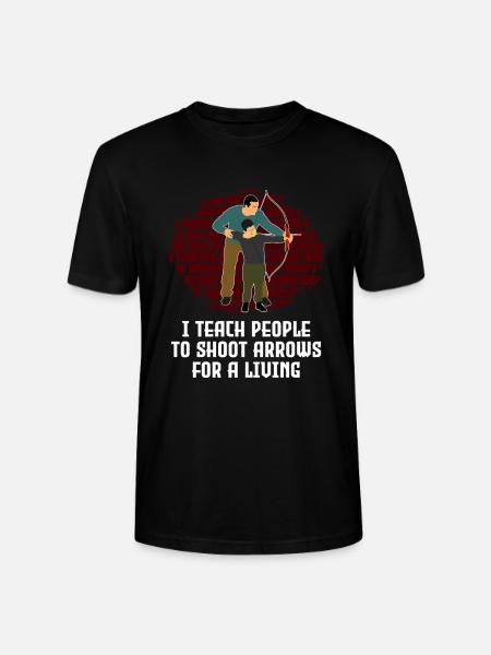 Archer Archery Arrow Archery Archery - Stanley/Stella CRAFTER Unisex Organic T-Shirt - black