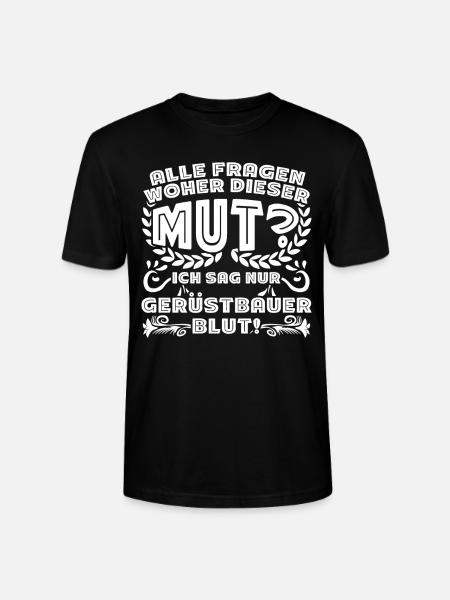 Gerüstbau Gerüst Gerüstbauer - Stanley/Stella Unisex Bio-T-Shirt CRAFTER - Schwarz