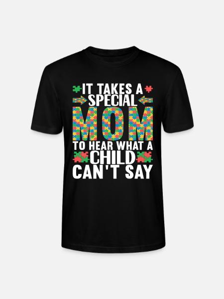 Autistic Autism Mother Autistic - Stanley/Stella CRAFTER Unisex Organic T-Shirt - black