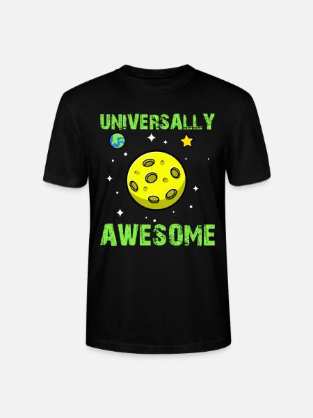 Space Planet Astronomy - Universally Awesome - Stanley/Stella CRAFTER Unisex Organic T-Shirt - black