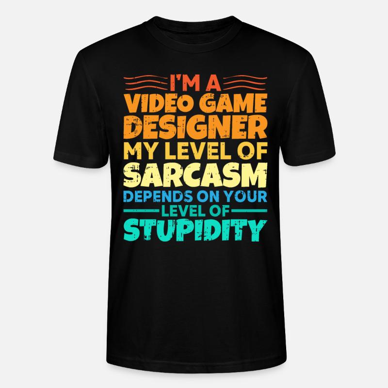 Video Game Designer - Stanley/Stella Unisex Bio-T-Shirt CRAFTER - Schwarz