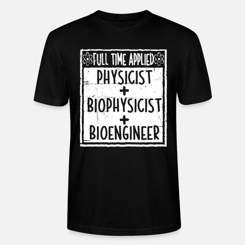 Physicien physicien - T-shirt bio CRAFTER Stanley Stella Unisexe - noir