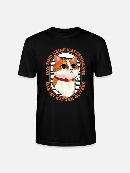 Katze Mietzekatze Hauskatze - Stanley/Stella Unisex Bio-T-Shirt CRAFTER - Schwarz