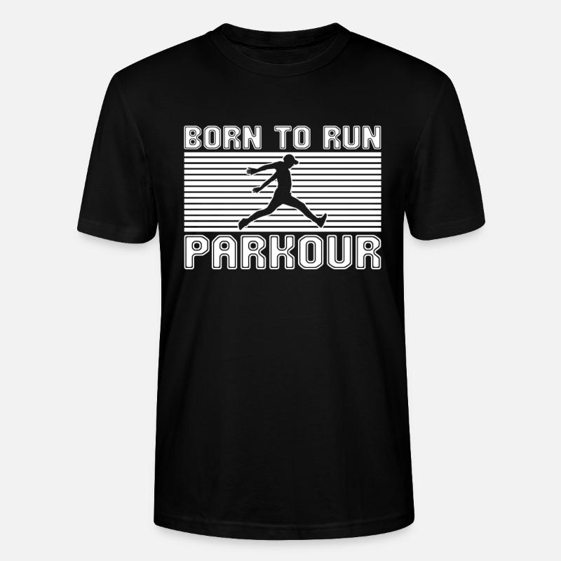Parkour - T-shirt bio CRAFTER Stanley Stella Unisexe - noir