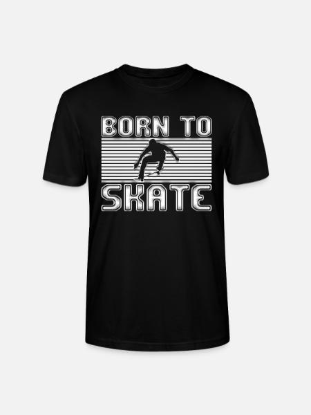 skating - Stanley/Stella CRAFTER Unisex Organic T-Shirt - black