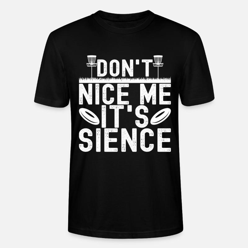 Disc Golf Disc Golfeur - T-shirt bio CRAFTER Stanley Stella Unisexe - noir