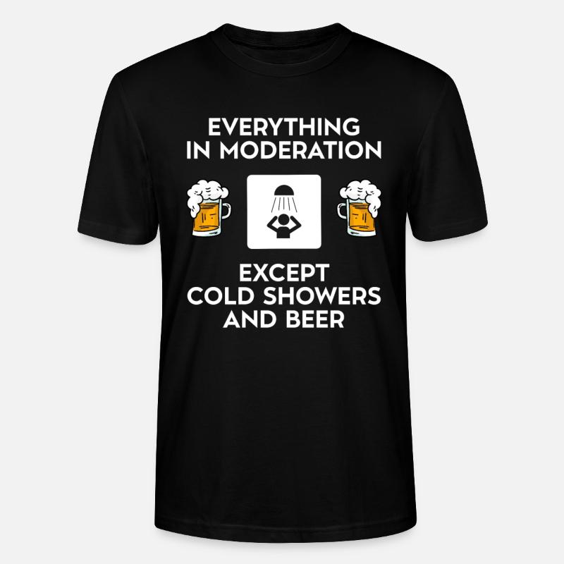 Ice bath - Stanley/Stella Unisex Bio-T-Shirt CRAFTER - Schwarz