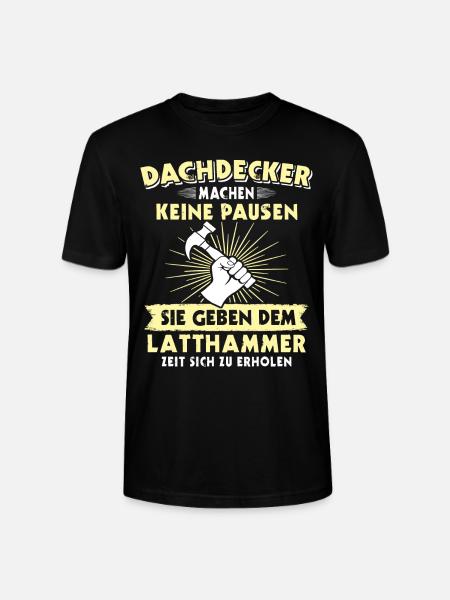 Dachdecker Dächer Decken Dachdecken - Stanley/Stella Unisex Bio-T-Shirt CRAFTER - Schwarz
